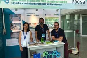 Expertos internacionales se interesan por el "biorreactor sostenible REMEB" en Euromembrane 2018