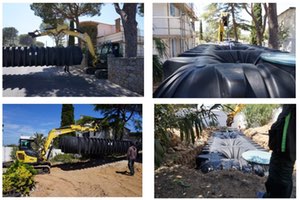 Black Bell gestiona el suministro de un sistema de recuperación de agua de lluvia en una vivienda unifamiliar de Girona