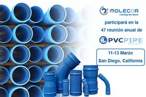 Molecor participará en la 47 reunión anual de la Asociación de Tuberías de PVC Uni-Bell en EEUU