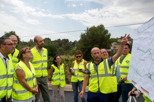 Las obras de la CV-415 de Picassent en Valencia se ven afectadas por la existencia de una red de agua potable
