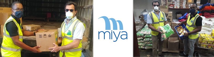  Miya Jamaica dona suministros de ayuda a las comunidades afectadas por COVID-19