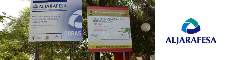 Aljarafesa realiza obras de mejora en el abastecimiento de Tomares en Sevilla