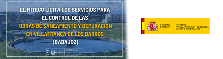 Licitados los servicios para el control de las obras de saneamiento y depuración de Villafranca de los Barros en Badajoz