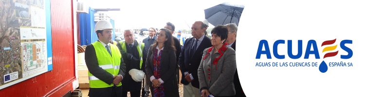 Liana Ardiles visita las obras de saneamiento y depuración en Badajoz cuyas inversiones ascienden a 63 millones de euros