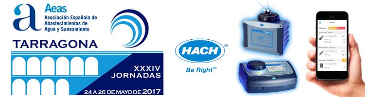 HACH presenta en las Jornadas de AEAS sus nuevas Soluciones para Aguas Residuales y Agua Potable
