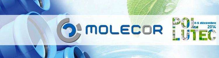 MOLECOR estará presente en la feria Pollutec 2014 en Lyon, Francia