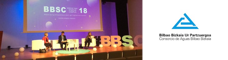 El Consorcio de Aguas Bilbao Bizkaia participará en la 3ª edición de biscay bay startup campus #BBSC