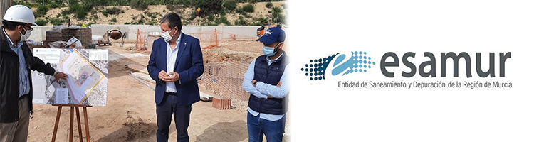 La Comunidad de Murcia avanza en la construcción de la depuradora de aguas residuales de La Majada en Mazarrón