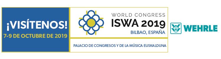 WEHRLE estará presente en el "WORLD CONGRESS ISWA Bilbao 2019" del 07 al 09 de octubre