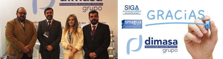 Gran éxito de visitas para Dimasa Grupo en las Ferias SIGA y SMAGUA 2017
