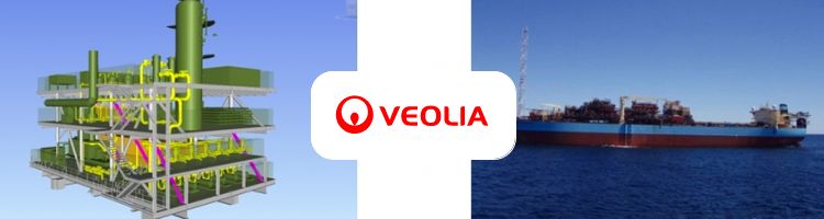 Contrato multimillonario de Veolia para el suministro de un sistema de tratamiento de agua para una plataforma petrolera en Australia