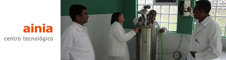 AINIA transfiere equipos y formación para la puesta en marcha de una planta piloto de biogás en Perú