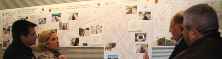 Una red de más de 8 km de colectores entran en servicio para mejorar el saneamiento de la huerta de Lorca en Murcia