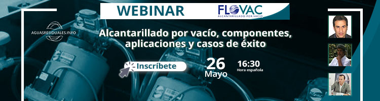 Últimas horas para inscribirte al Webinar sobre "Alcantarillado por vacío, componentes, aplicaciones y casos de éxito" de FLOVAC