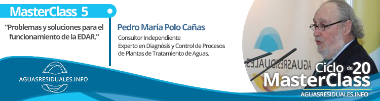 "Problemas y soluciones para el funcionamiento del tratamiento biológico de una EDAR" temática de la 5a MasterClass impartida por Pedro Polo