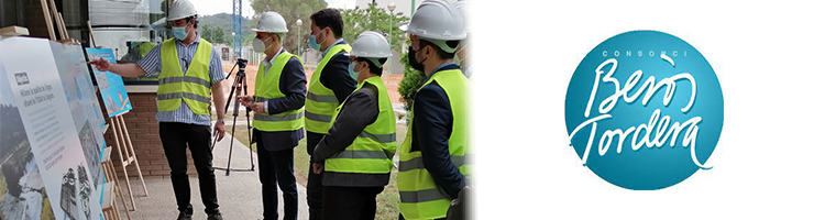 Representantes del Consorci Besòs Tordera, ACA y Ayuntamiento visitan las obras de mejora de la EDAR La Llagosta en Barcelona
