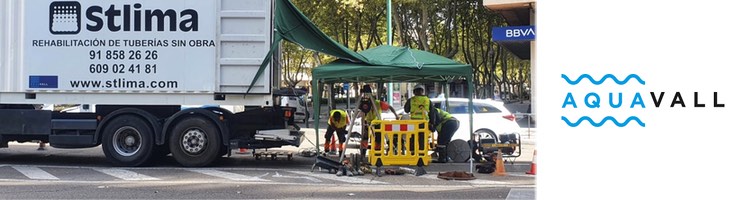 Aquavall rehabilita con tecnología sin zanja la red de alcantarillado de Valladolid