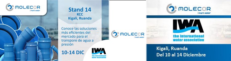 Molecor participa en "IWA Water and Development Congress & Exhibition" en Ruanda