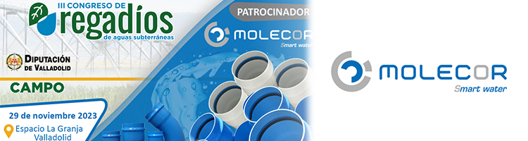 Molecor, empresa patrocinadora del "III Congreso de Regadíos con aguas subterránea"