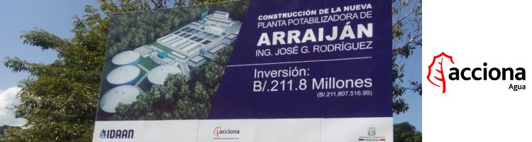 ACCIONA comienza la construcción de la potabilizadora de Arraiján, en Panamá