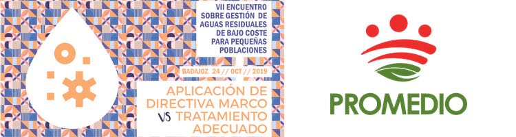 "VII Encuentro de Gestión de aguas residuales de bajo coste para pequeñas poblaciones" en Badajoz el 24 de octubre