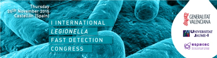 El "1er Congreso Internacional sobre Detección Rápida de Legionella" tendrá lugar el 26 de noviembre en Castellón