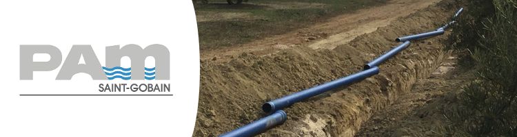 Las tuberías de SAINT-GOBAIN PAM transportan el agua potable hasta el pie de la Sierra de las Villas en Jaén