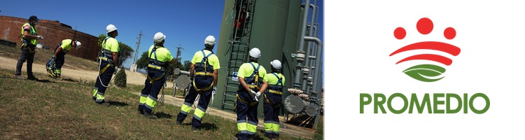Trabajadores de abastecimiento de agua de Los Molinos en Badajoz, se forman para prevenir accidentes laborales