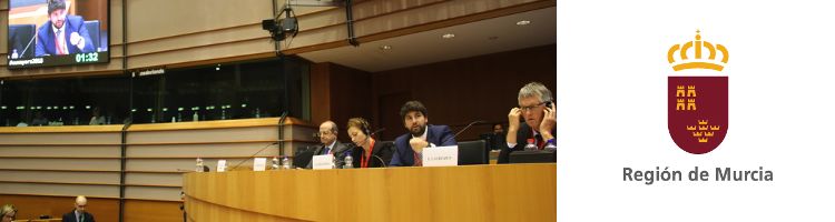 Región de Murcia lleva al Parlamento Europeo su escasez hídrica