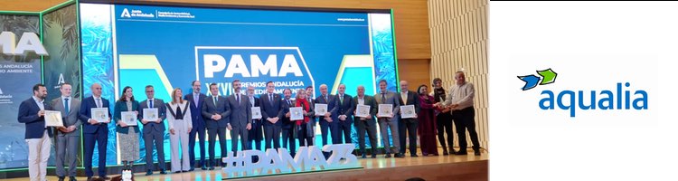 Aqualia premiada por la Junta de Andalucía por su contribución a la economía circular
