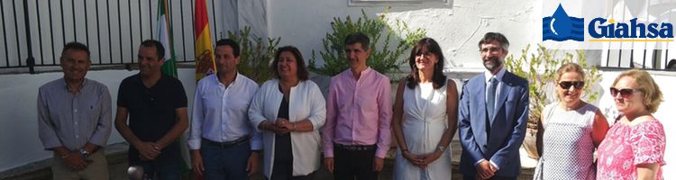 Giahsa, la Universidad de Huelva y el Ayuntamiento, por la comercialización del agua subterránea de Galaroza
