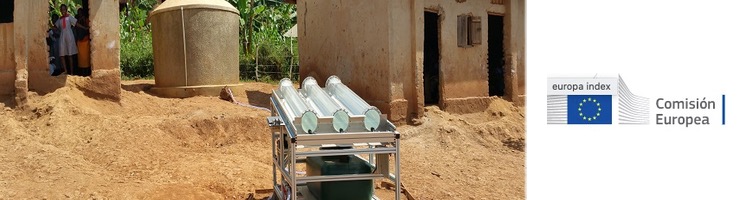 Uso del sol para desinfectar el agua en África