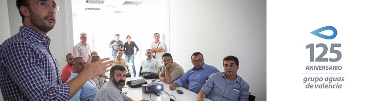 Una delegación de Palestina descubre la gestión tecnológica del Grupo Aguas de Valencia