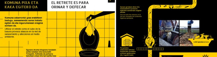 "EXPO-RETRETE" recorrerá Euskadi para sensibilizar sobre el buen uso de las redes de saneamiento