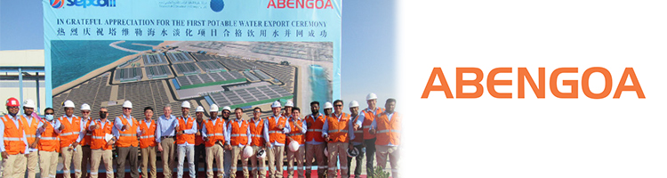 Abengoa entrega la fase 1 de la desaladora de Taweelah, la mayor planta de ósmosis inversa del mundo