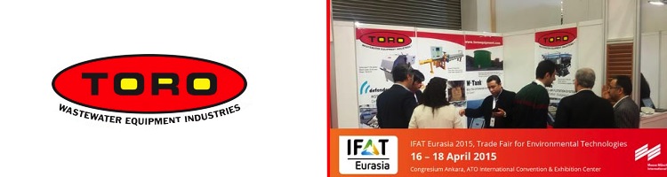 Toro Equipment presente en la Feria IFAT Eurasia 2015 celebrada el pasado mes de abril en Turquía