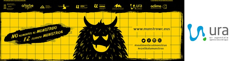 Presentada en Euskadi la Campaña "No Alimentes al Monstruo" sobre el vertido de las toallitas húmedas por el inodoro