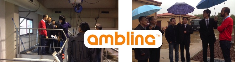 Una delegación institucional/empresarial de Xi´an (China) visita las EDAR gestionadas por AMBLING