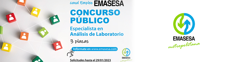EMASESA hace una convocatoria pública de empleo para cubrir 3 plazas de especialista de análisis de laboratorio