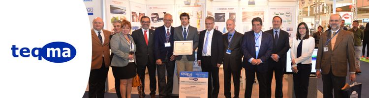 teqma recibe en SMAGUA el "Premio Novedad Técnica Sobresaliente" por su tecnología BactoSense