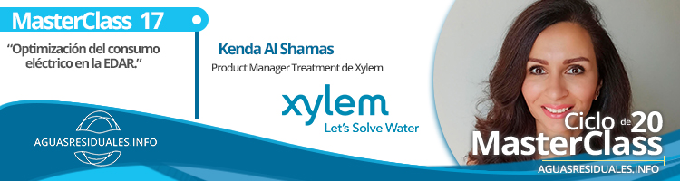 XYLEM patrocina y presenta sus soluciones en la MasterClass 17 sobre "Optimización del consumo eléctrico en la EDAR"
