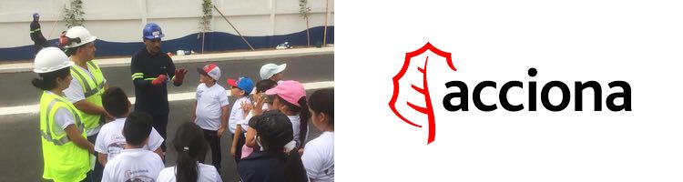 ACCIONA muestra la EBAR Pradera en Ecuador a los escolares de la zona