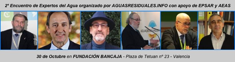 La Fundación Bancaja de Valencia acogerá el "II Encuentro de Expertos del Agua" organizado por AGUASRESIDUALES.INFO