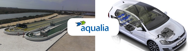 Volkswagen probará en sus vehículos el biocombustible del proyecto All-gas desarrollado por Aqualia en la EDAR de Chiclana en Cádiz