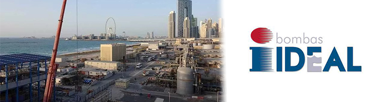 BOMBAS IDEAL en la nueva Planta Desaladora Jebel Ali de Dubai