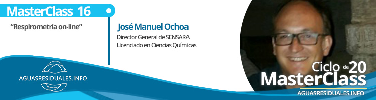 José Manuel Ochoa impartirá la MasterClass 16 sobre "Respirometría On-line"