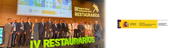 La CH del Guadiana participa en el "IV Congreso Ibérico de Restauración Fluvial" Restauraríos 2023
