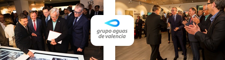El presidente de la Generalitat Valenciana inaugura la exposición "HECHOS DE AGUA, 125 Aniversario de Aguas de Valencia"