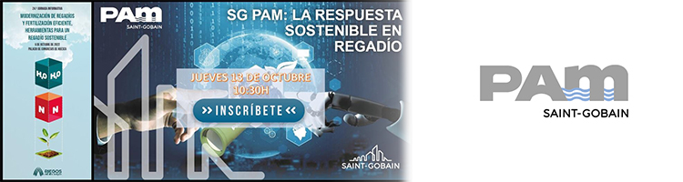 No te pierdas la ponencia de Saint-Gobain PAM sobre economía circular en regadío, el jueves 13 de octubre