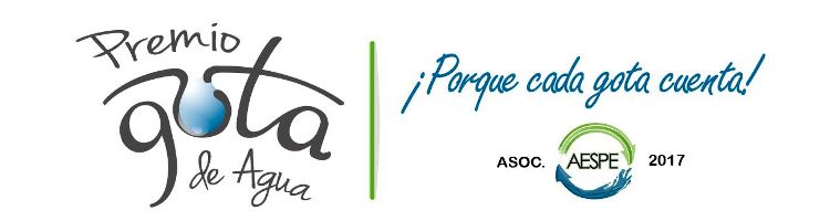 Abierta la convocatoria 2017 para el "Premio Nacional Gota de Agua" de la asociación AESPE